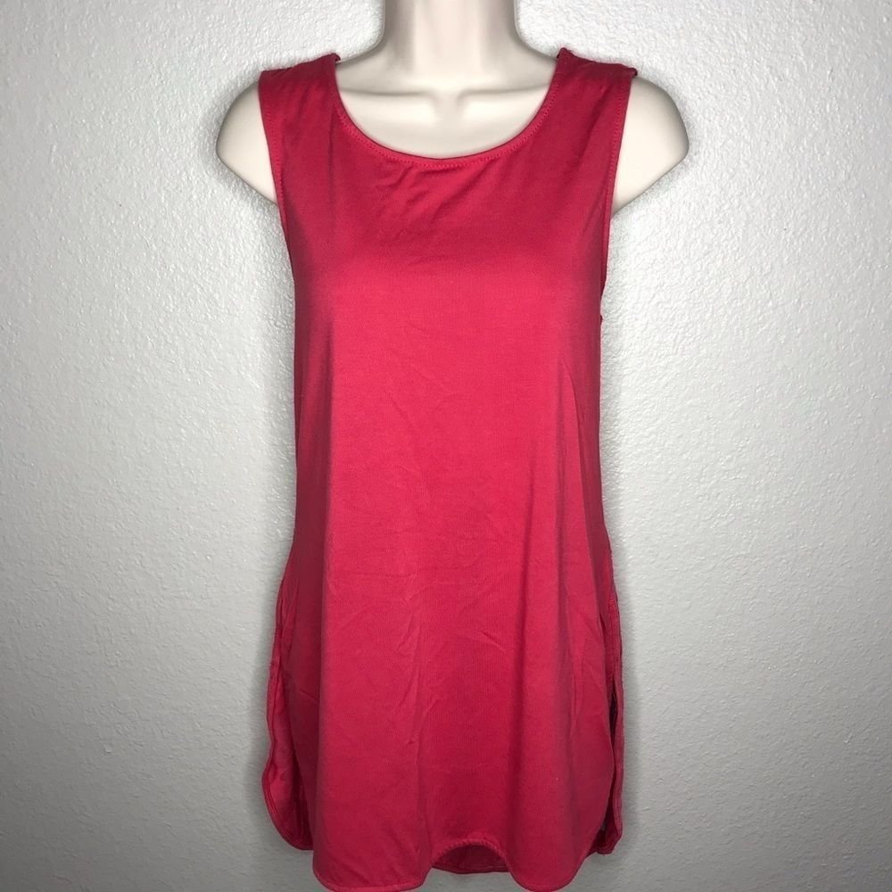 Tangerine Pink Women’s Loungewear Top Tunic Medium